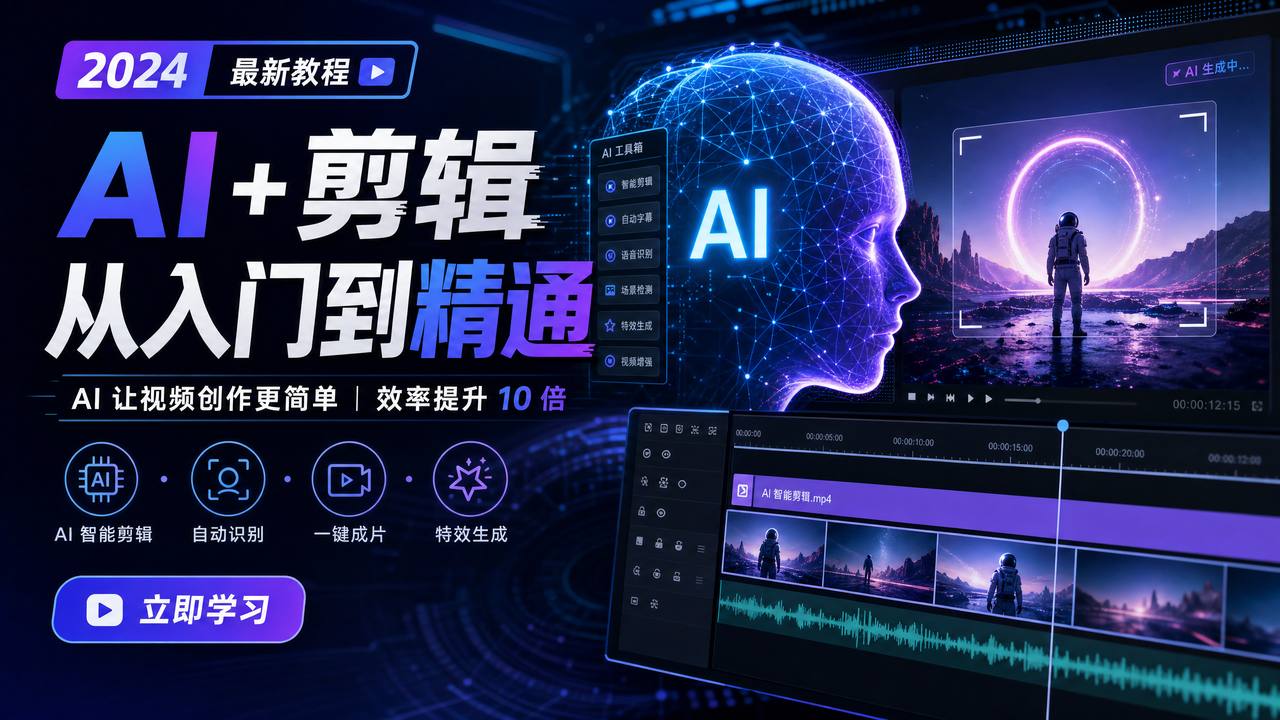 精神小妹AI剪辑传媒教程